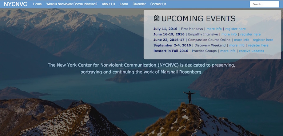 NYCNVC website screenshot