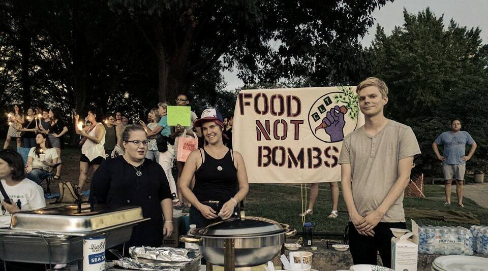 Clay with Food Not Bombs